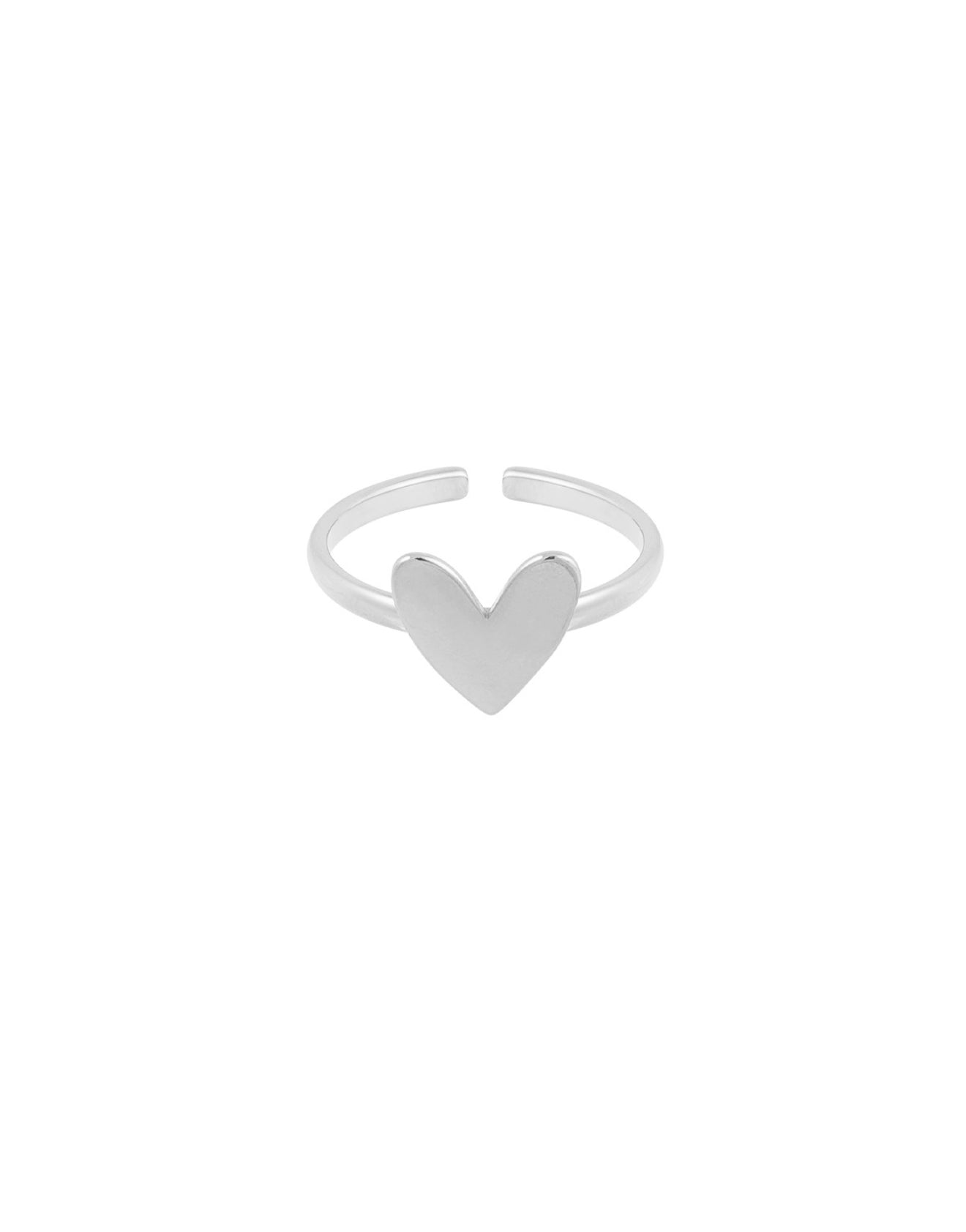 Ring heart silver