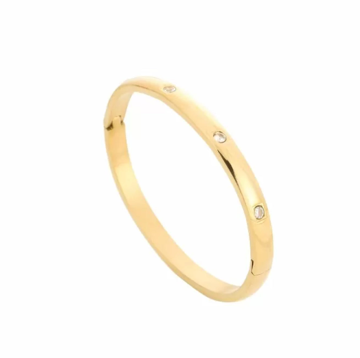 Bangle diamond gold