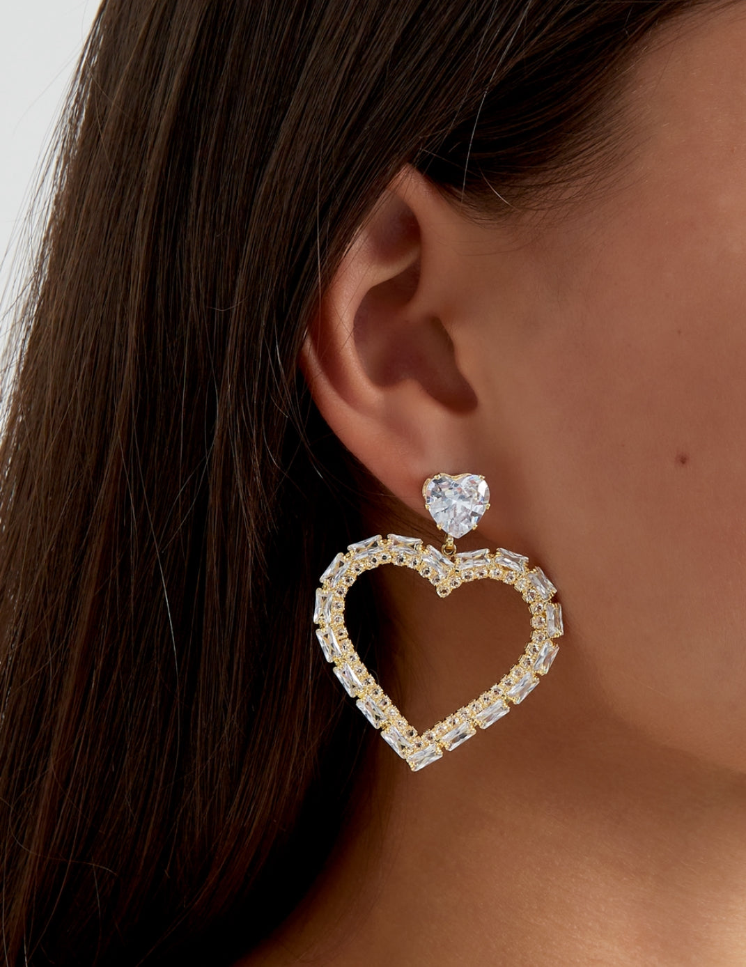 Oorbellen hearts gold