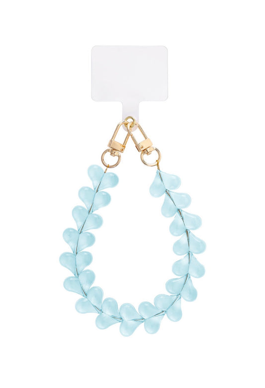 Telefoon koord blauw