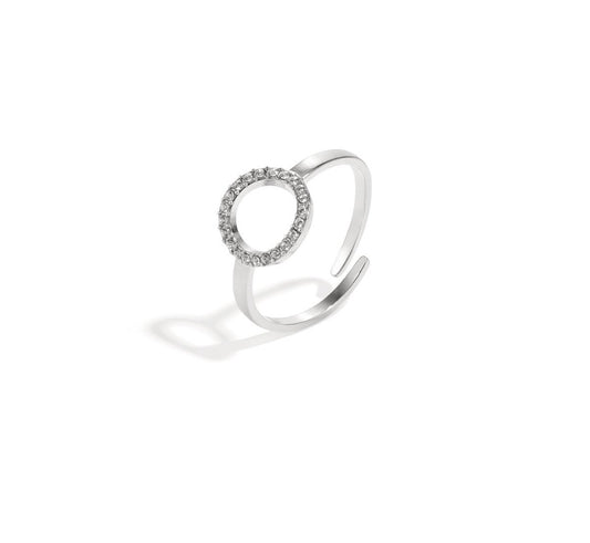 Ring cirkel silver