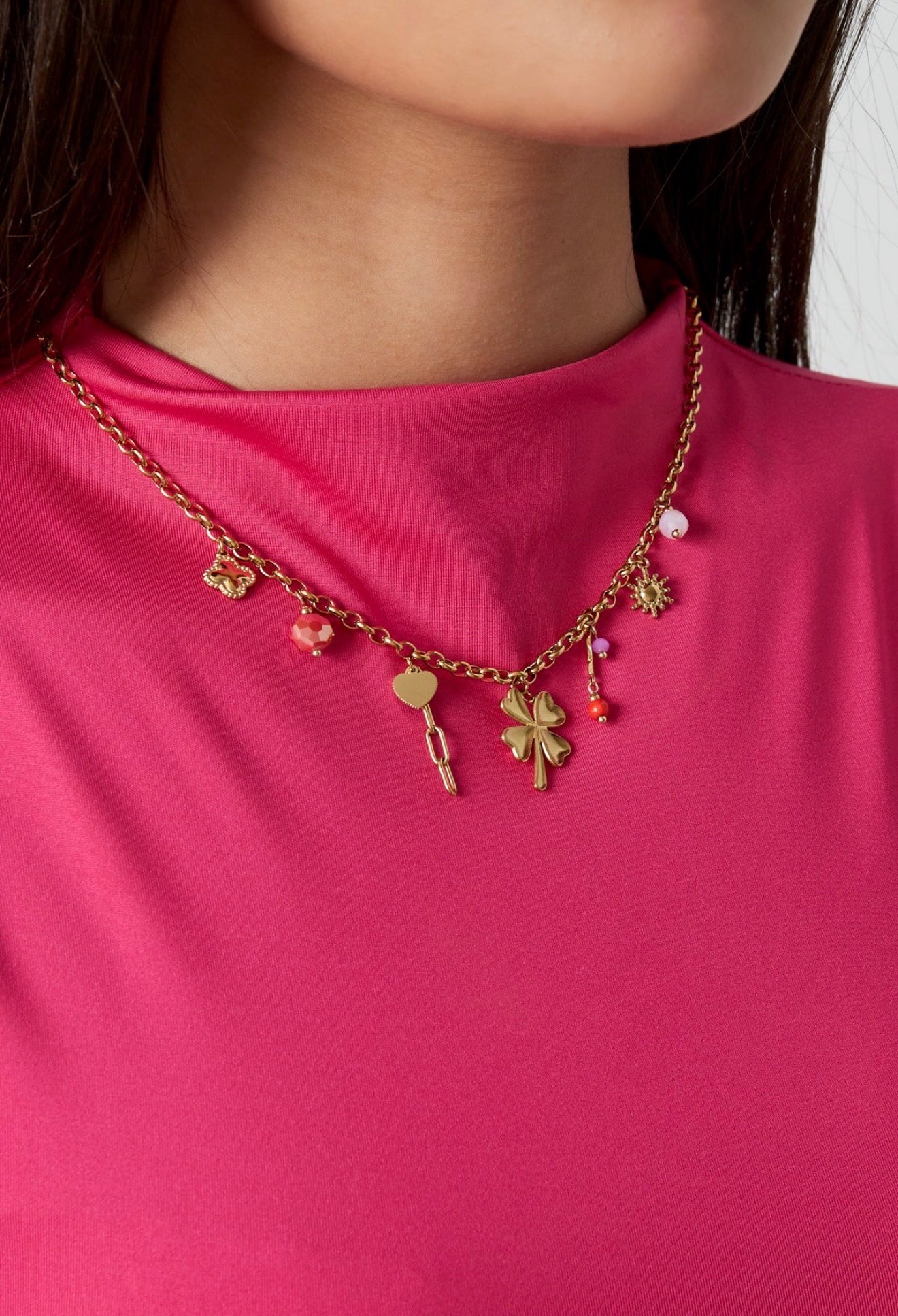 Ketting lucky gold
