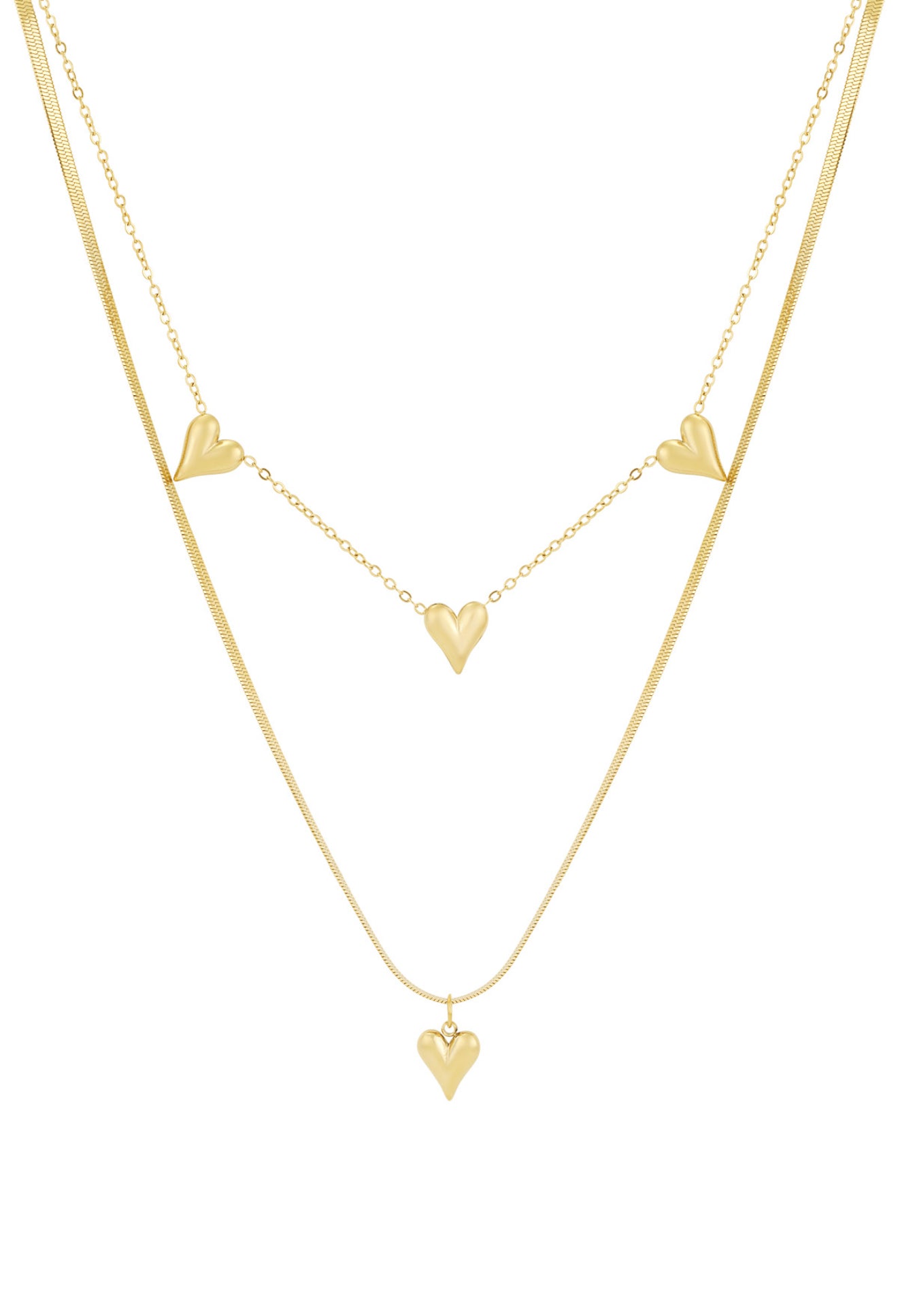 Ketting heart tot heart gold