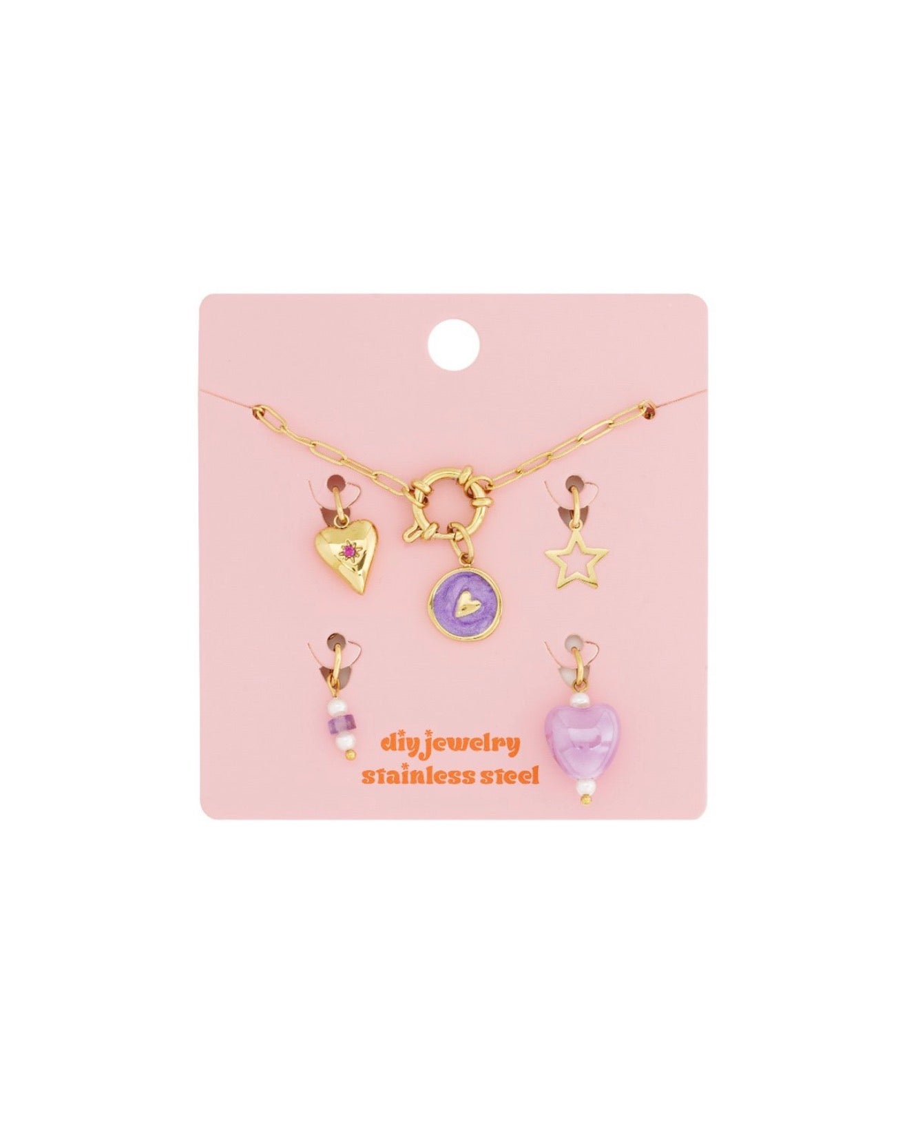 Armband purple gold