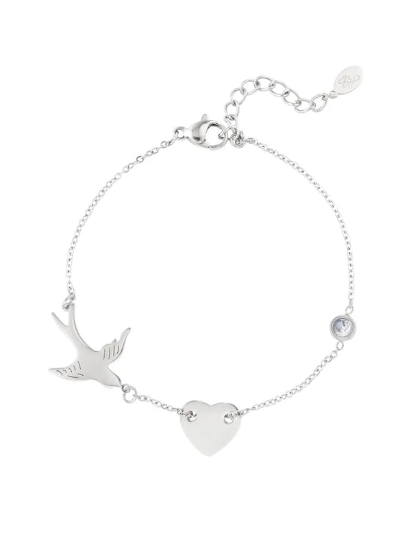 Armband bird heart