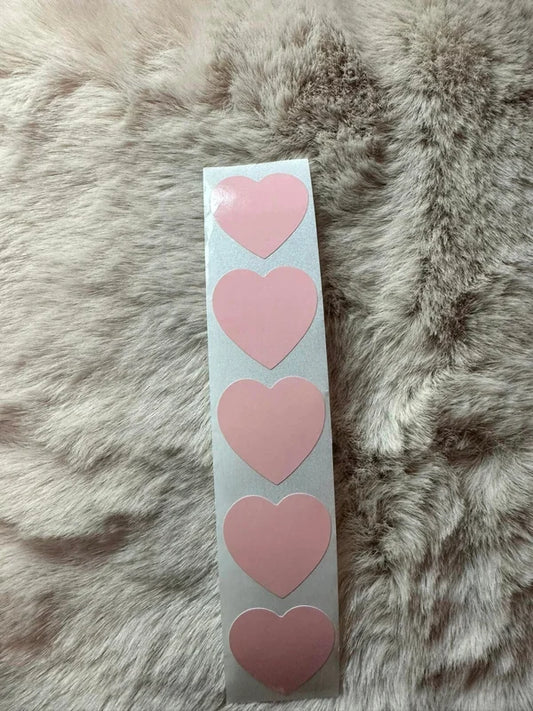 Stickers roze hearts